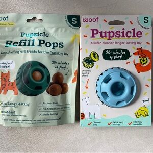 WOOF Pupsicle Treat Dispensing Dog Toy & Treat